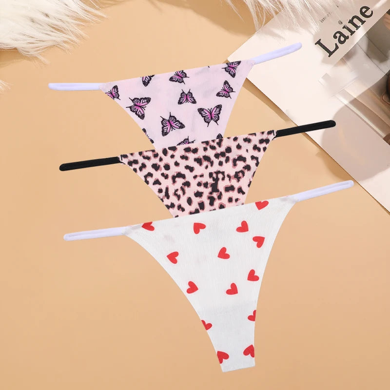 Women's Seamless Silk Thong 3-Pack