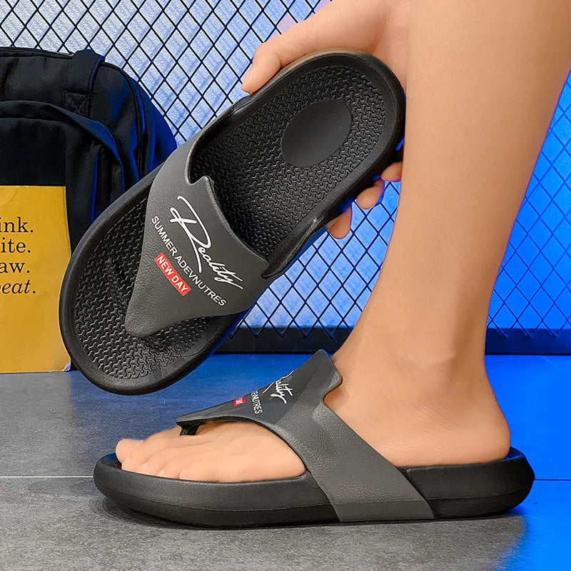 Men's  Summer Flip Flops EVA Platform Outdoor Breathable Sandals Clogs Waterproof Beach Slippers Slides