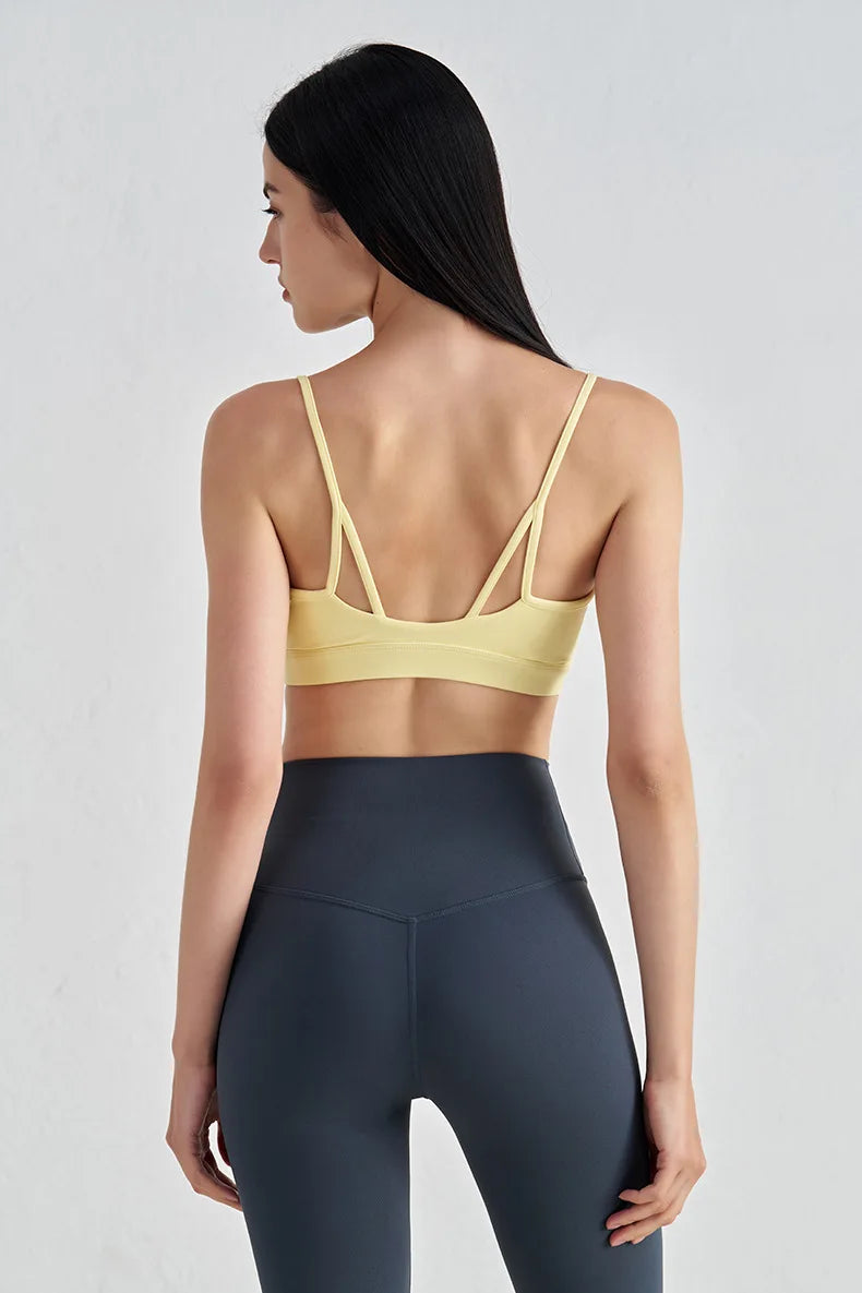 Kitten Ears Yoga Bra Top - Removable Pads & Adjustable Straps