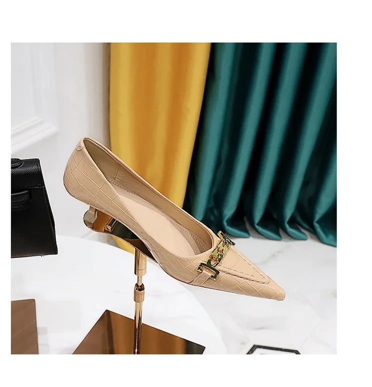 Patent Leather Stiletto Pumps - Professional Office Heels Available in 12 Colors