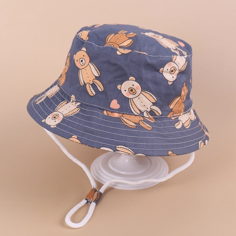 Children's Baby Cotton Cartoon Bucket Hat