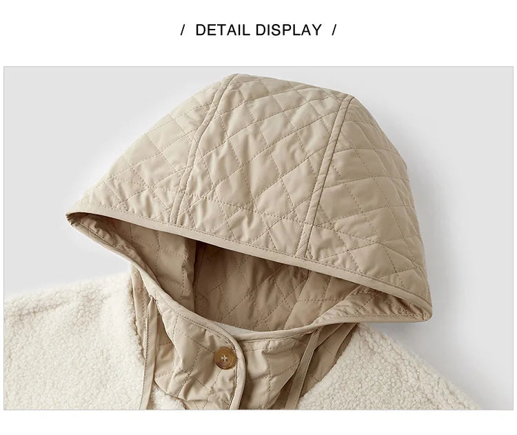 Women's Fleece-Like Cotton Winter Jacket - Thickened Warm Coat