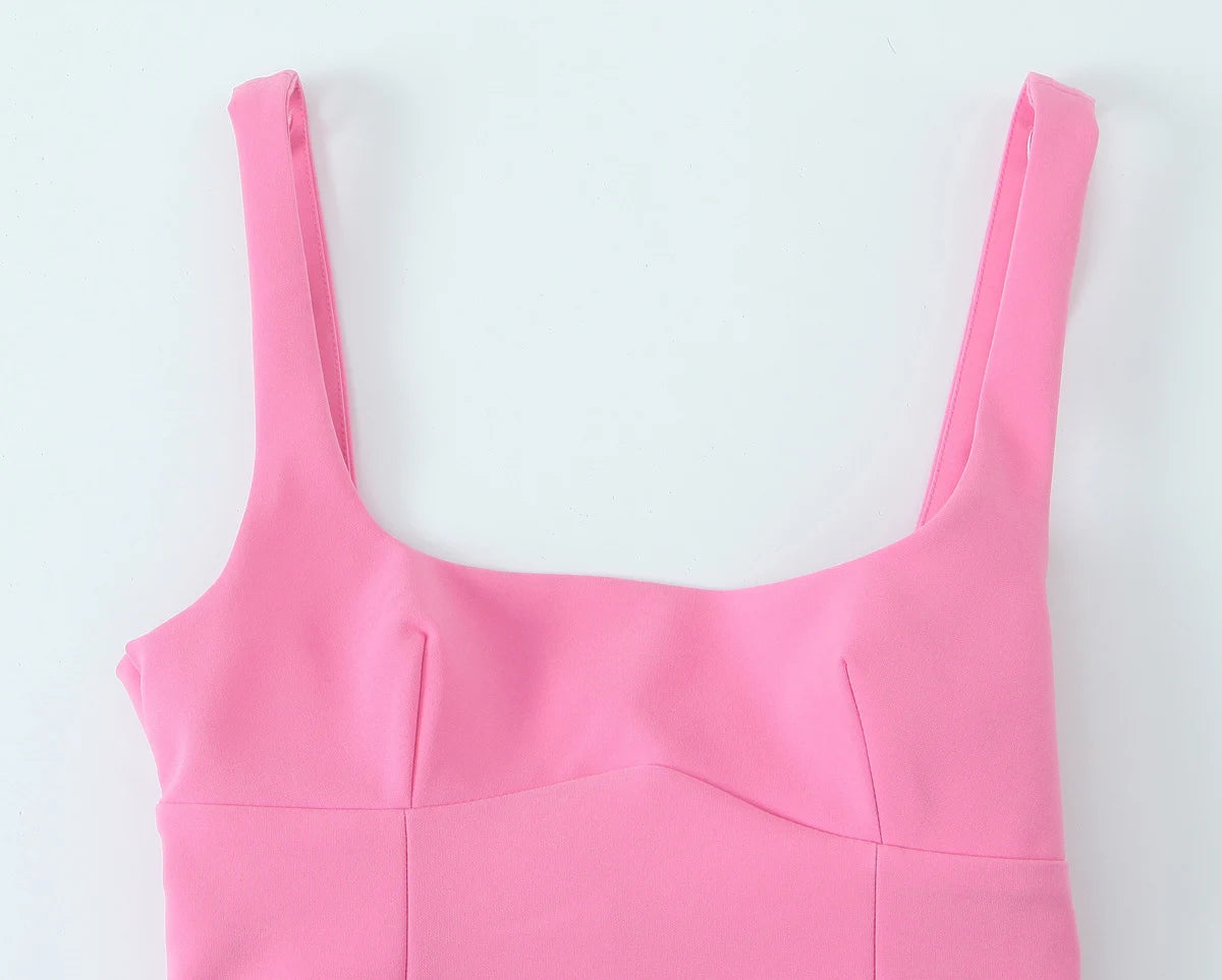 Bow Back Square Neck Cami Top