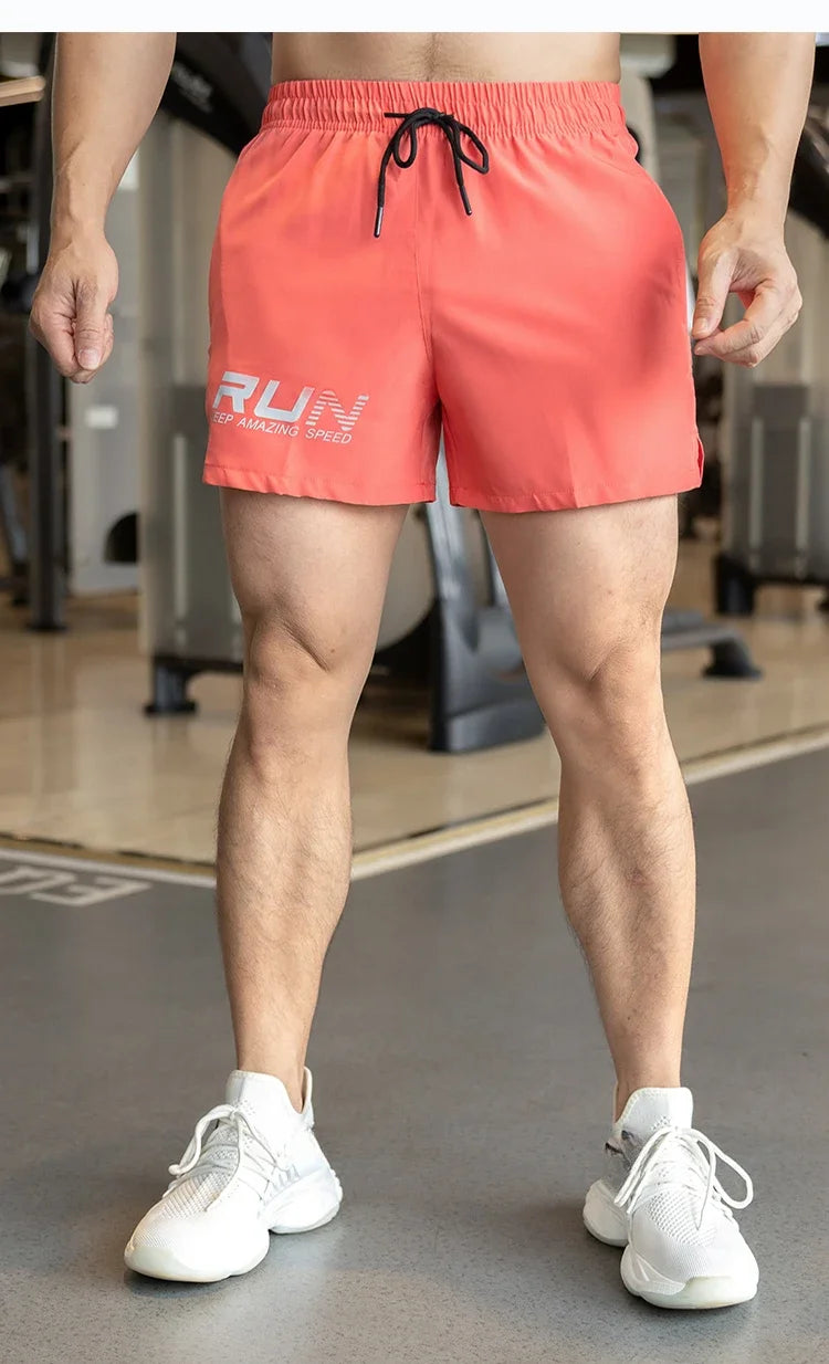 Men's Summer Gyms Workout Bottoms Fitness Sports Quick Dry Beach Jogging Running Sportswear  Shorts
