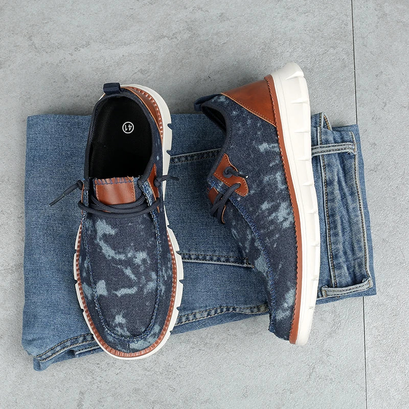 Men's Casual  Slip-on Canvas Flat Loafer Shoes