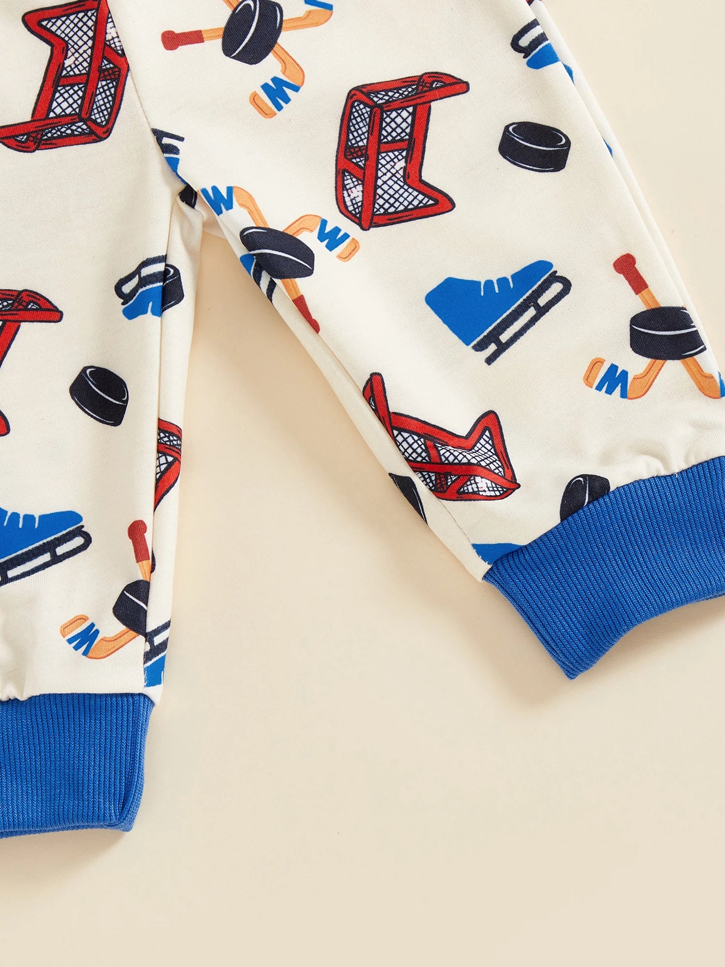 Baby Boys 2-Piece Fall Clothes Set - Cartoon Print Sweatshirt & Pants (0-3Y)
