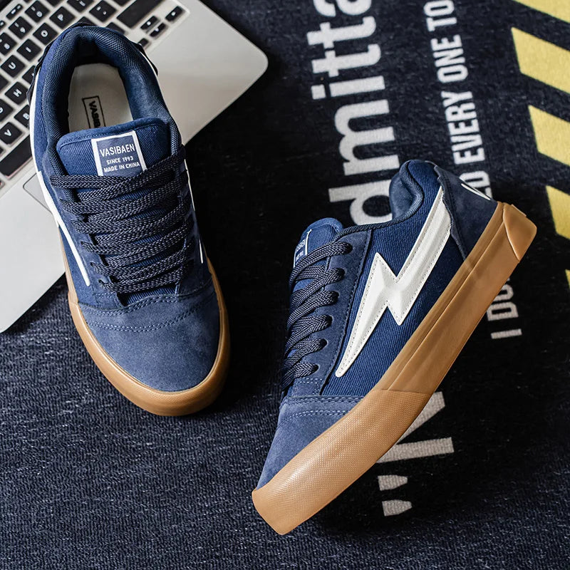 Lightning Design Sneakers - Men's High Performance Running & Basketball Trainers