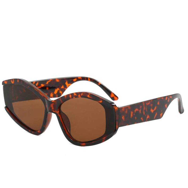 Fashion Large Frame Sunglasses - Colorful UV400 Protection for Women & Men