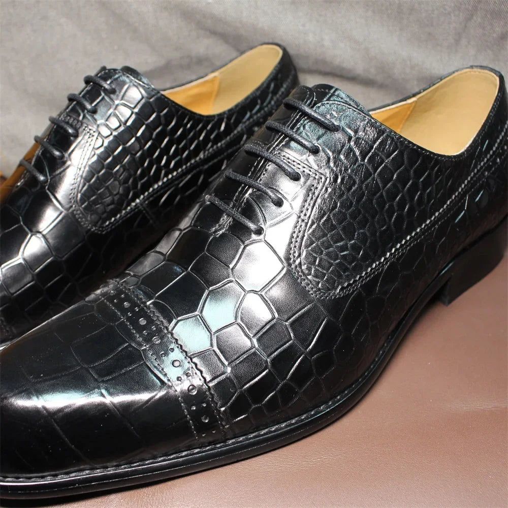 Double Buckle Monk Strap Leather Dress Shoes