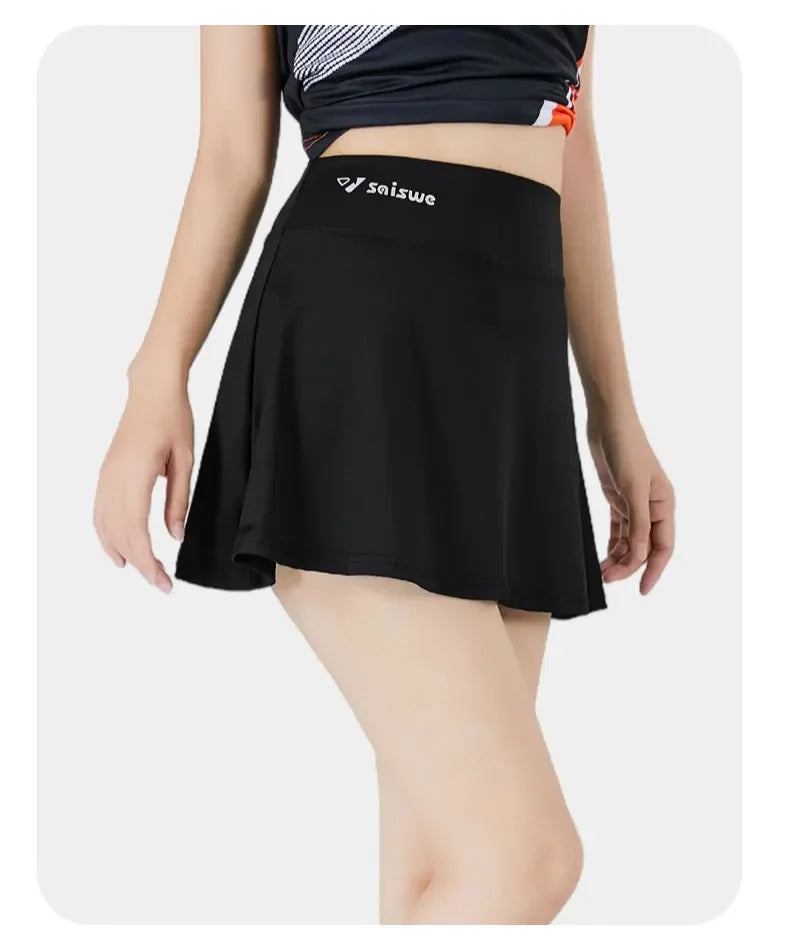 Women's Tennis Short Skirt Casual Sport Running Shorts Skirt -Yoga Fitness Short Sports Golf Pleated Skirt