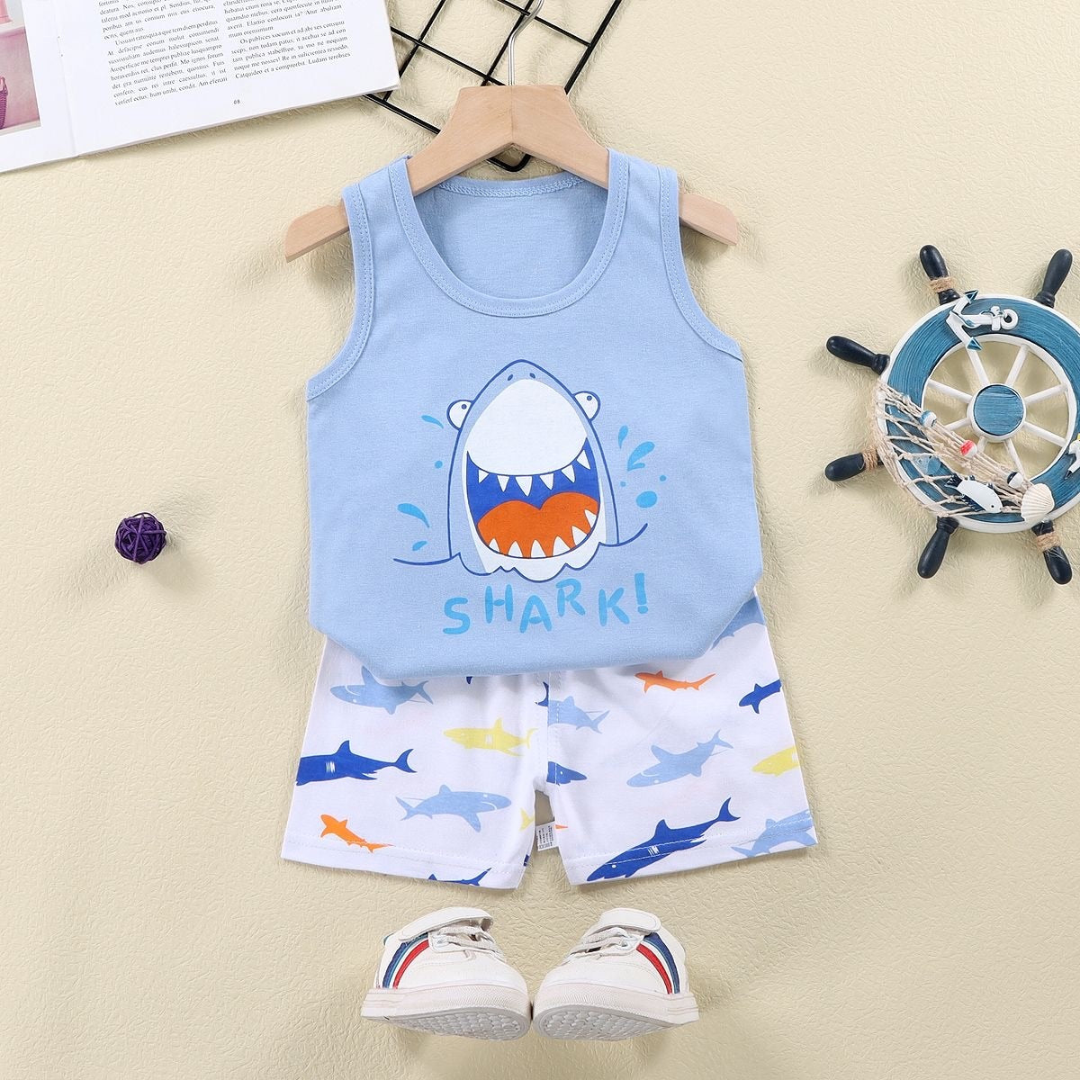 2PCS Children's Boy's Vest Set