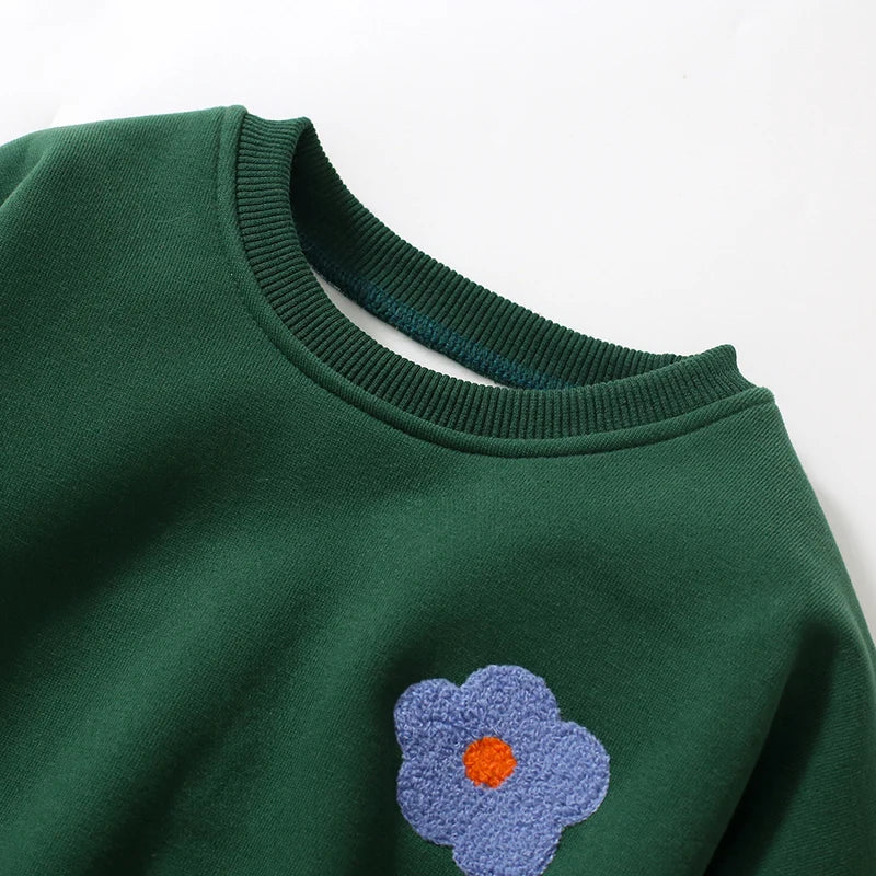 Children's Warm Fleece Outerwear Sweatshirt