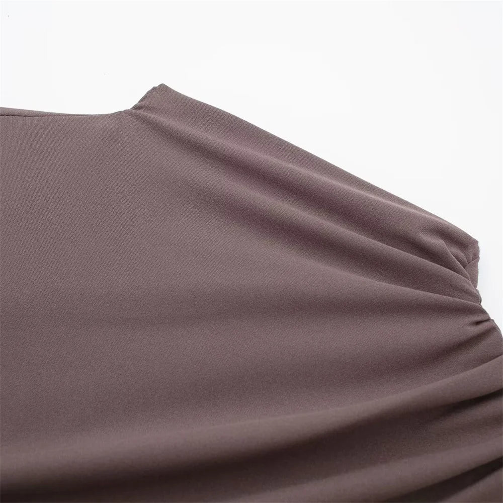 Pleated Maxi Dress