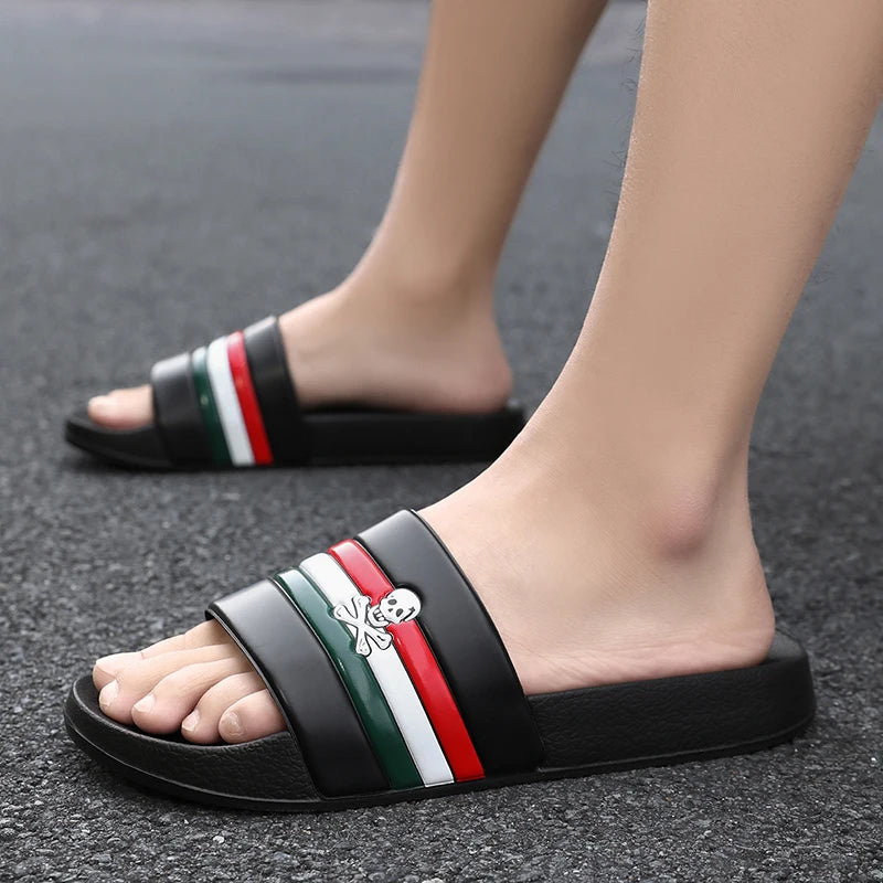 Men's Summer Slippers Sports Slides Clogs Quick Dry Beach Sandals