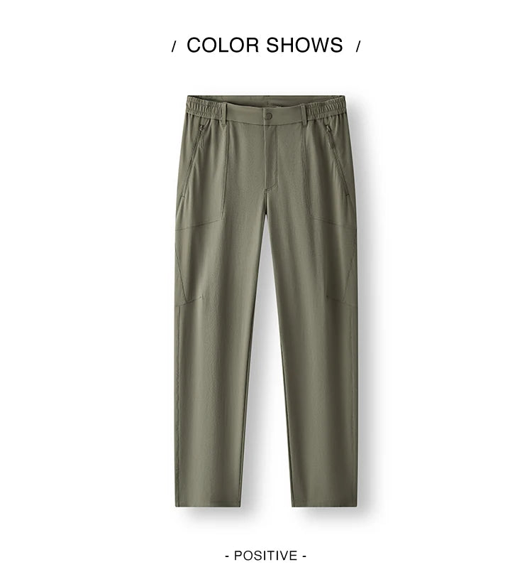 Functional Easy Care Trousers - Moisture Wicking Durable Autumn Pants