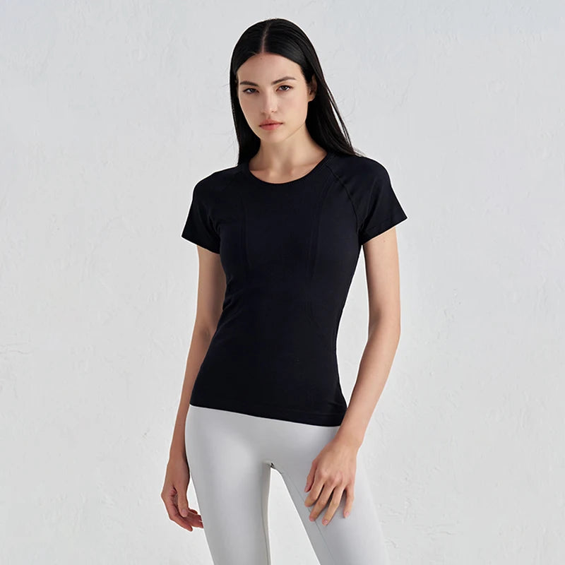 Seamless Short Sleeve Fitness Top