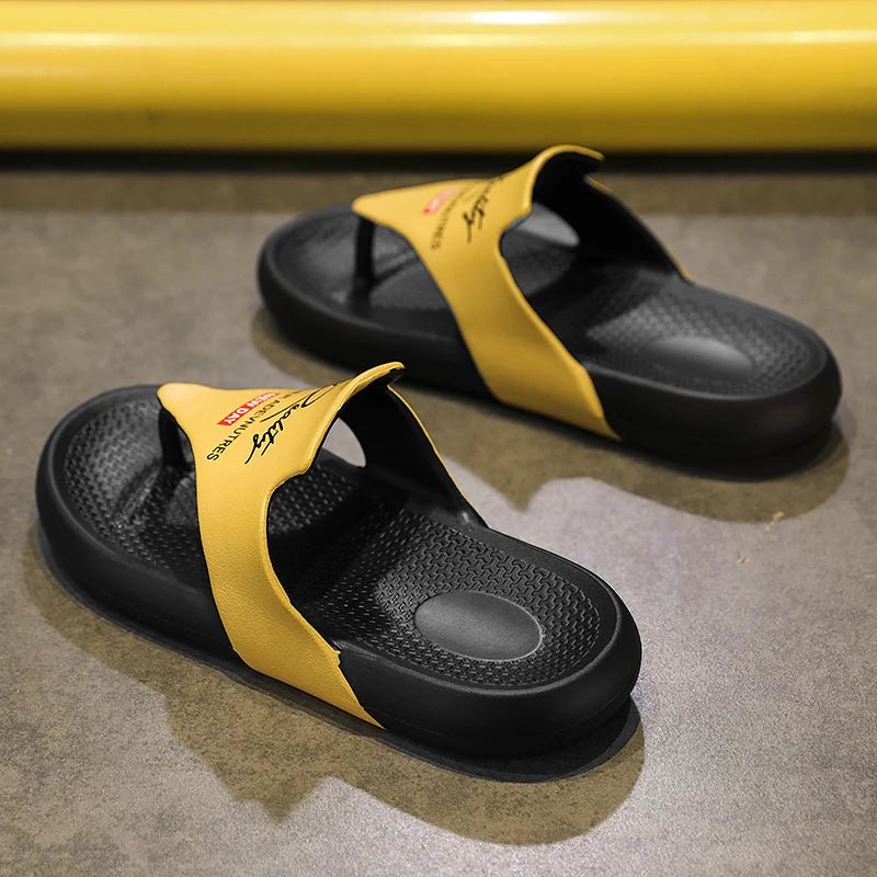Men's  Summer Flip Flops EVA Platform Outdoor Breathable Sandals Clogs Waterproof Beach Slippers Slides