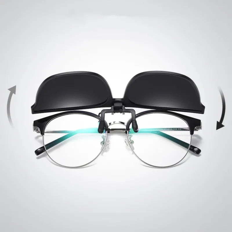 Unisex Polarized Clip Sunglasses
