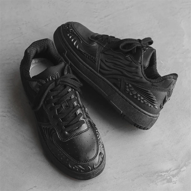 Men's Casual Platform Trainers Sneakers