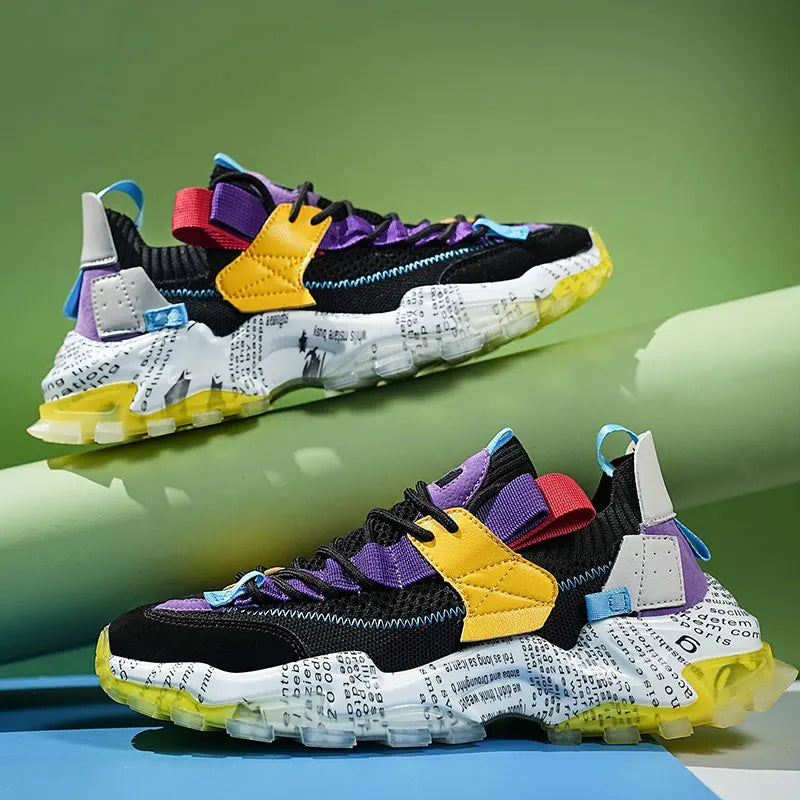 Men's Casual Sneakers | Chunky Sport Running Shoes | Non-slip Platform Shoes