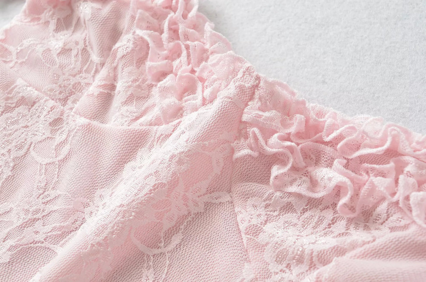 Women's Off Shoulder Lace T-Shirt with Square Neckline
