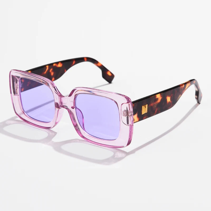 Women's 1/4pcs Set Fashion Small Rectangle Sunglasses  UV400