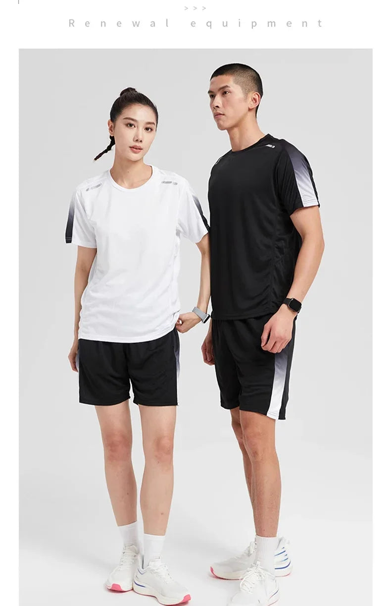 Unisex Gym Running , Basketball Shorts Outdoor  Cycling Training Tight Fast Drying Activewear Set