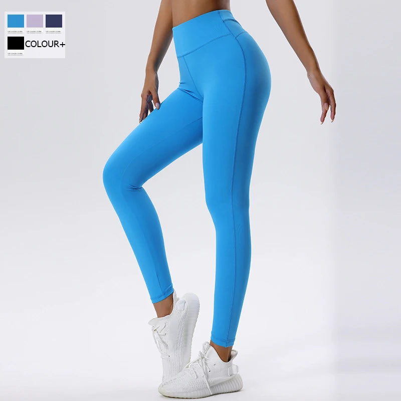 Women's High Waist Sports Leggings Slim Fit Super Stretch Yoga Pants  Butt Lift Workout Tights Gym Clothes Sportswear