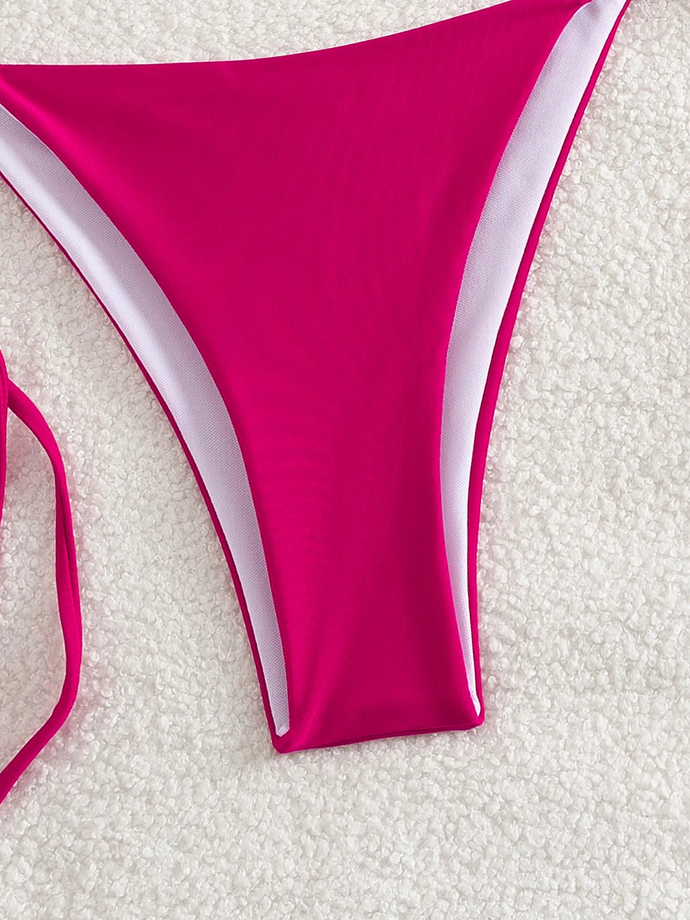 Braided V-Neck Halter Bikini Set - Summer Beachwear