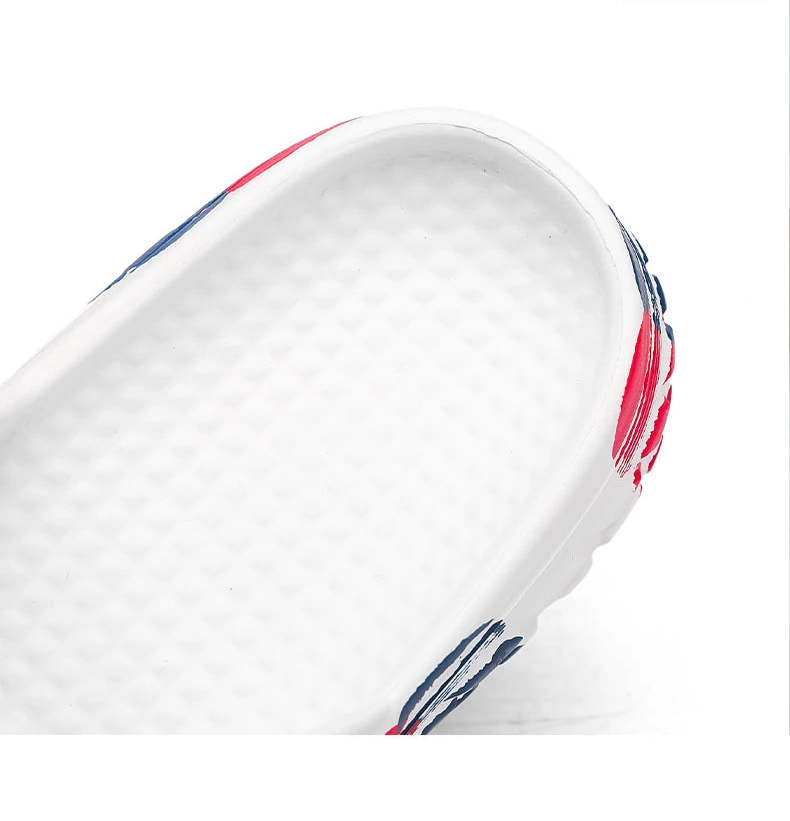 Men's Summer Slippers Slides Non-slip Casual Beach Sandals Platform Comfortable Clogs