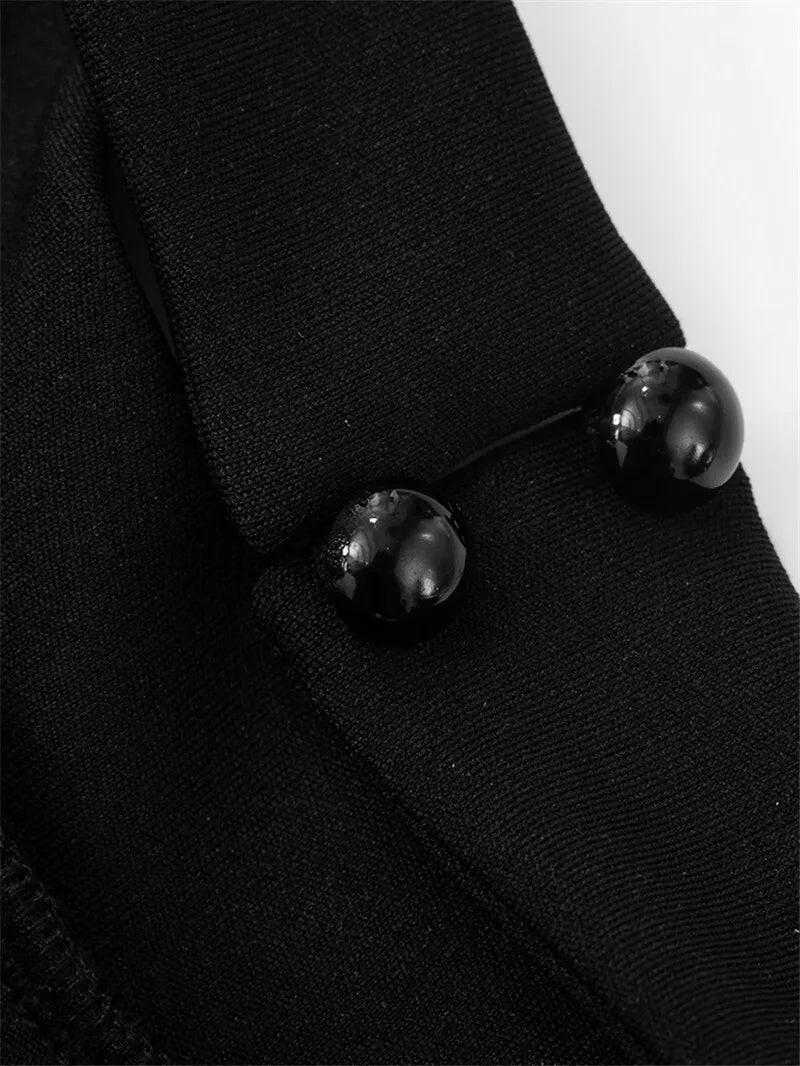 Women's Patchwork Halter Backless Midi  Contrast Color Sleeveless Pleated Long Dress