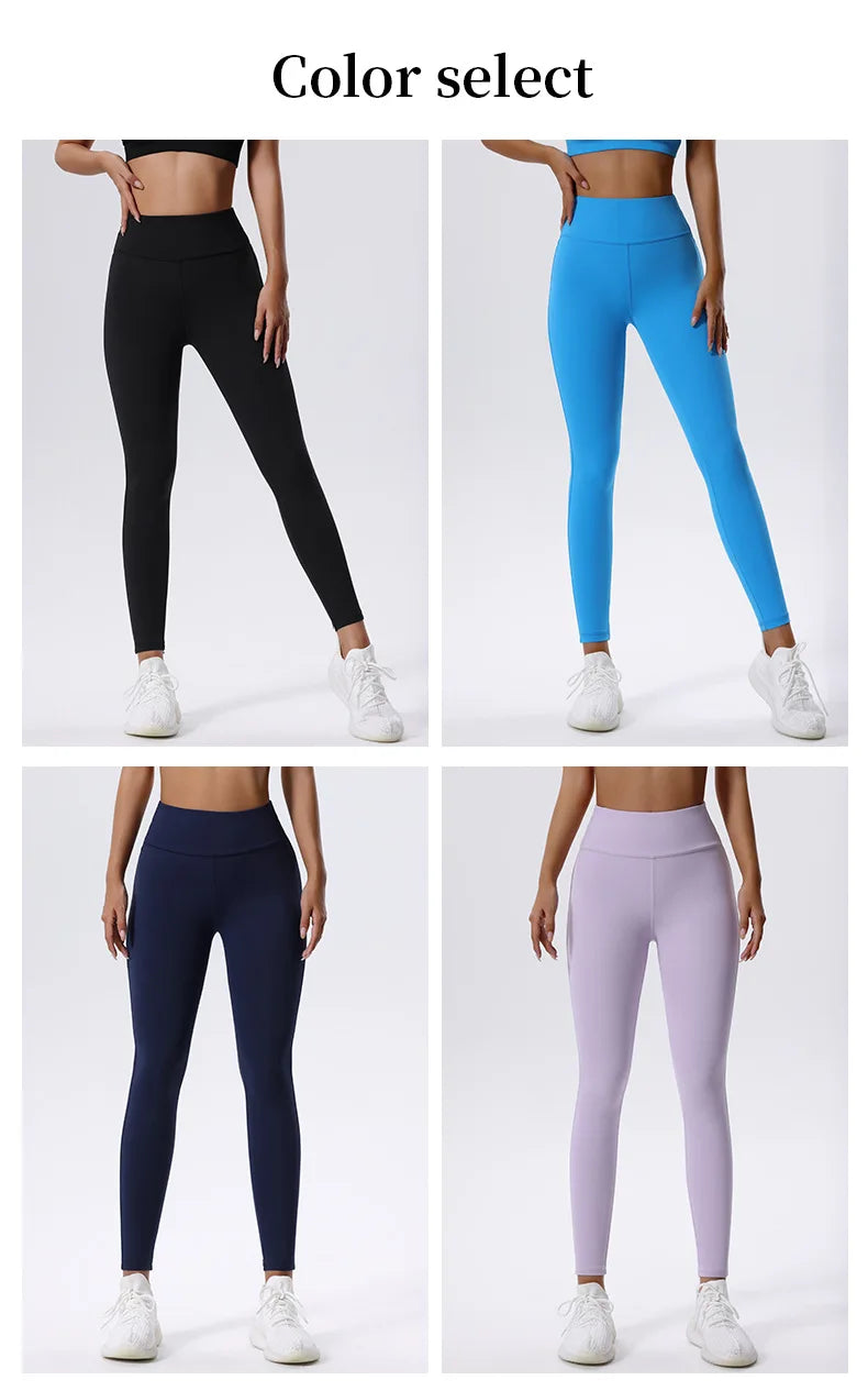 Women's High Waist Sports Leggings Slim Fit Super Stretch Yoga Pants  Butt Lift Workout Tights Gym Clothes Sportswear