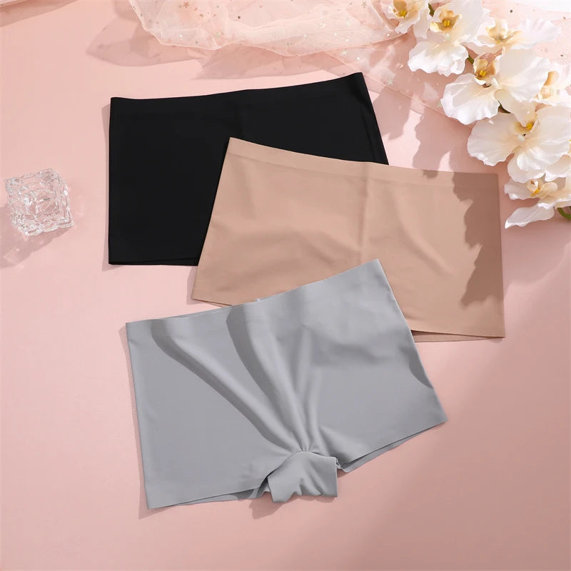 Women's Seamless Stretch Bodyshorts Low-Waist Breathable Underwear Comfortable Lingerie