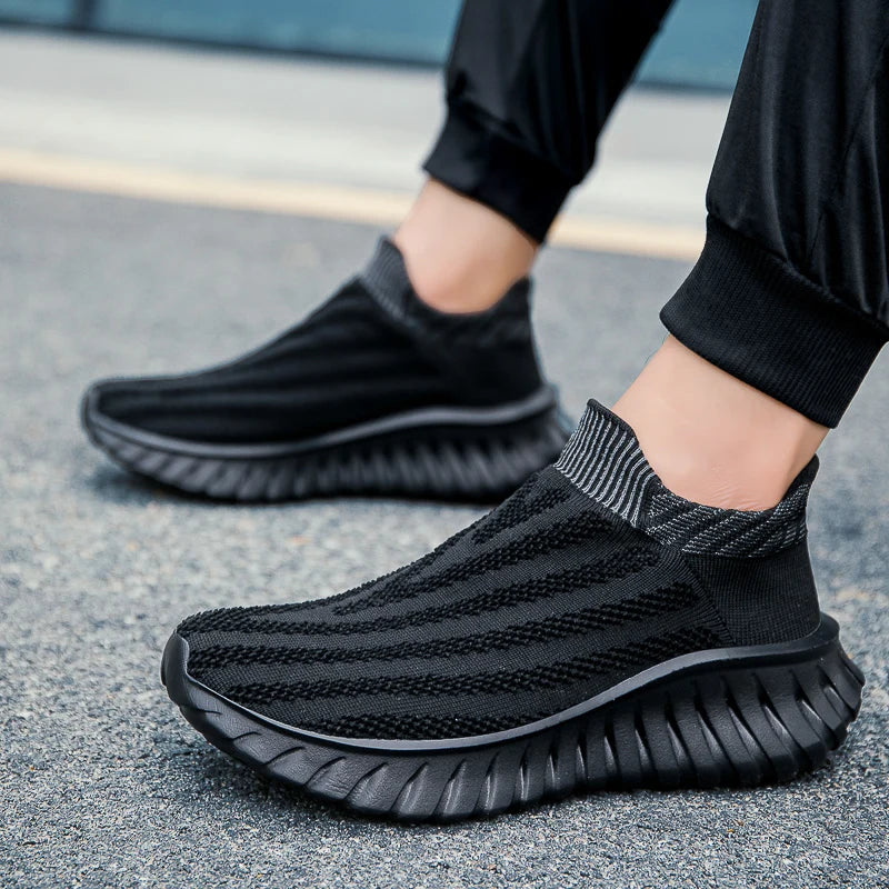 Platform Slip-On Sneakers - Comfortable Tennis Trainers