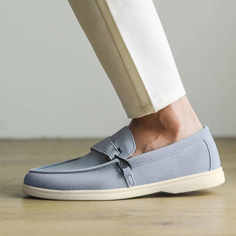 Men's Autumn Slip-On Loafers - Comfortable Soft Tennis & Driving Shoes