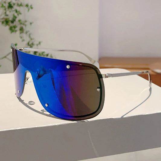 Unisex Pilot Trends Retro Metal Decor Sunglasses