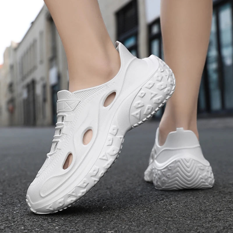 Men's Summer Sandals Platform Outdoor Quick Dry Beach Wading Water Non-Slip Clogs