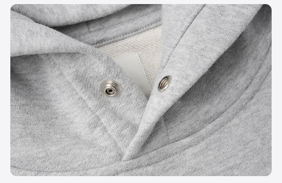 450gsm Carbon Peached Fabric Oversize Hoodies Men Casual Pullovers Sweatshirts