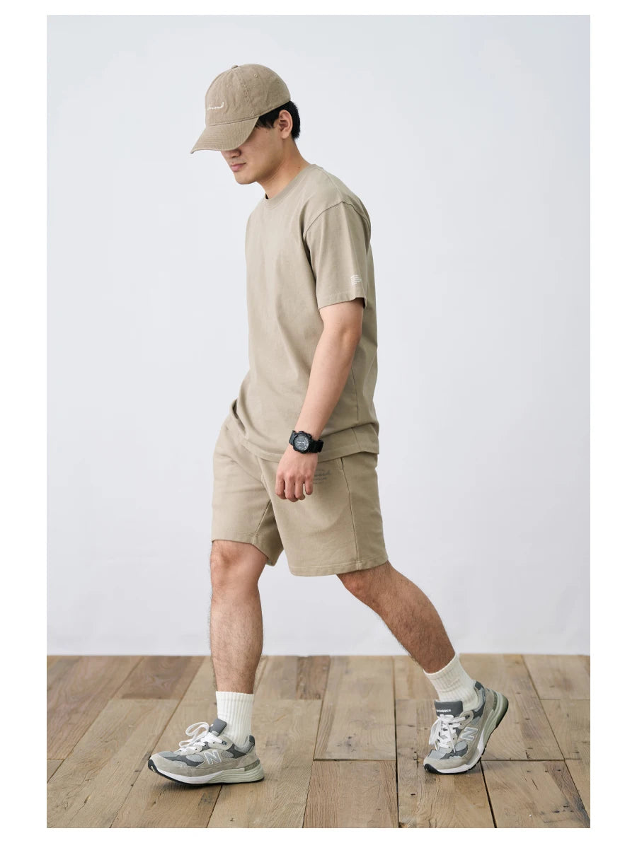 Men's T-Shirt and Shorts Jogging Set Athletic Sports  2 Piece Outfit