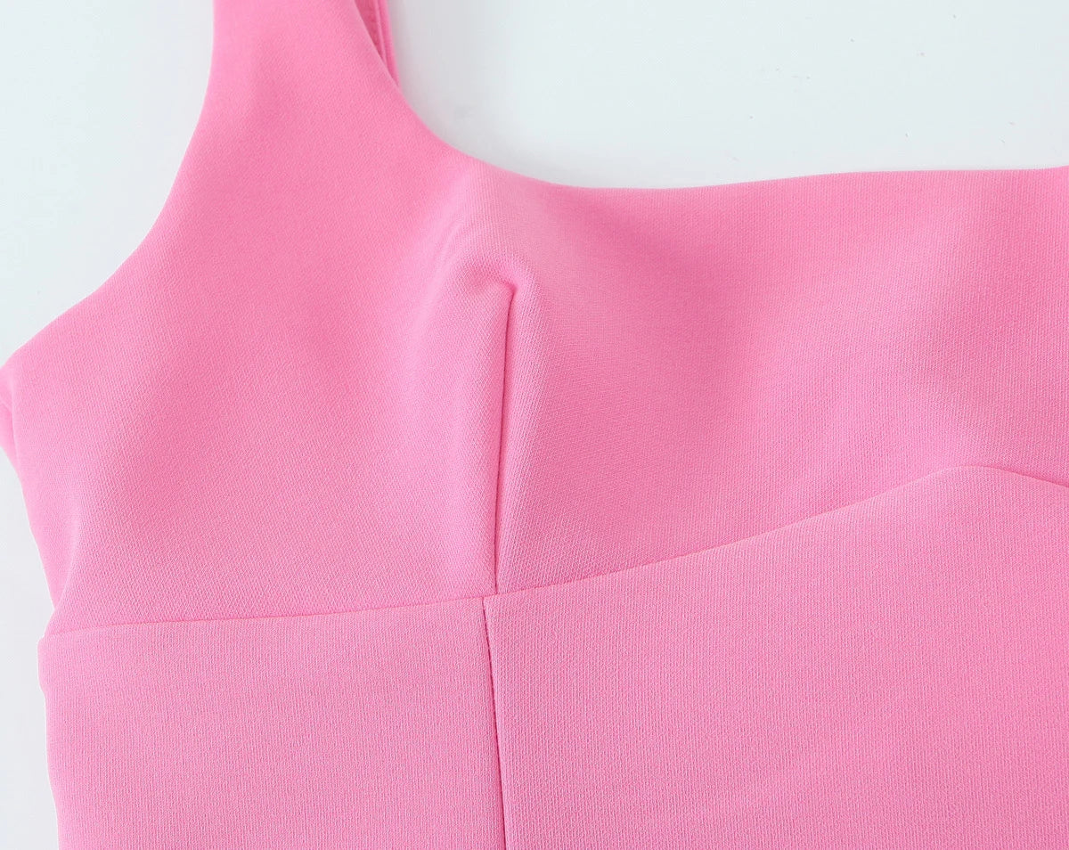 Bow Back Square Neck Cami Top