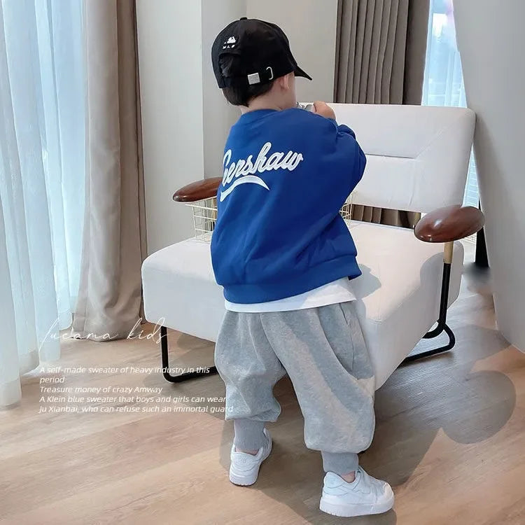 Children's Sweatshirt and Joggers Casual Sports Set