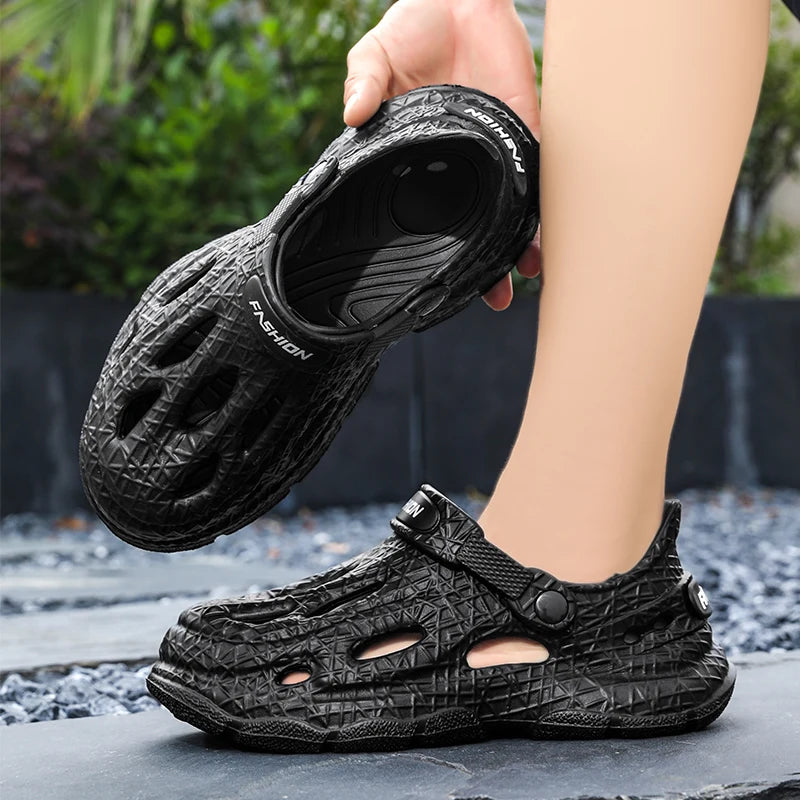 Men's Summer Slippers Platform Sandals Clogs Waterproof Beach Slippers Flip Flops Slides