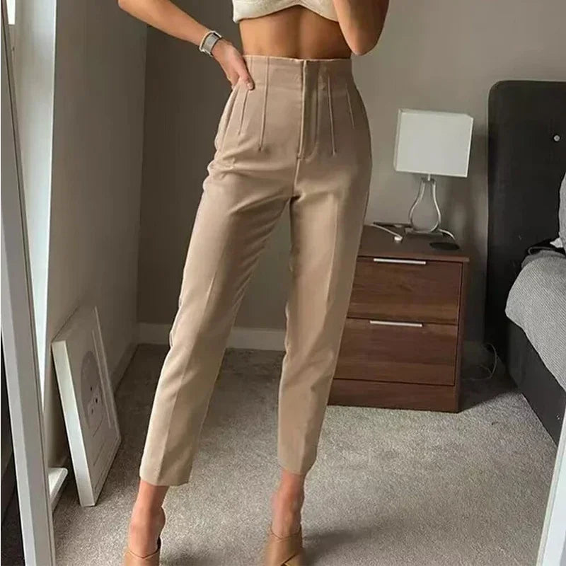 Women's High waist Pencil Trousers