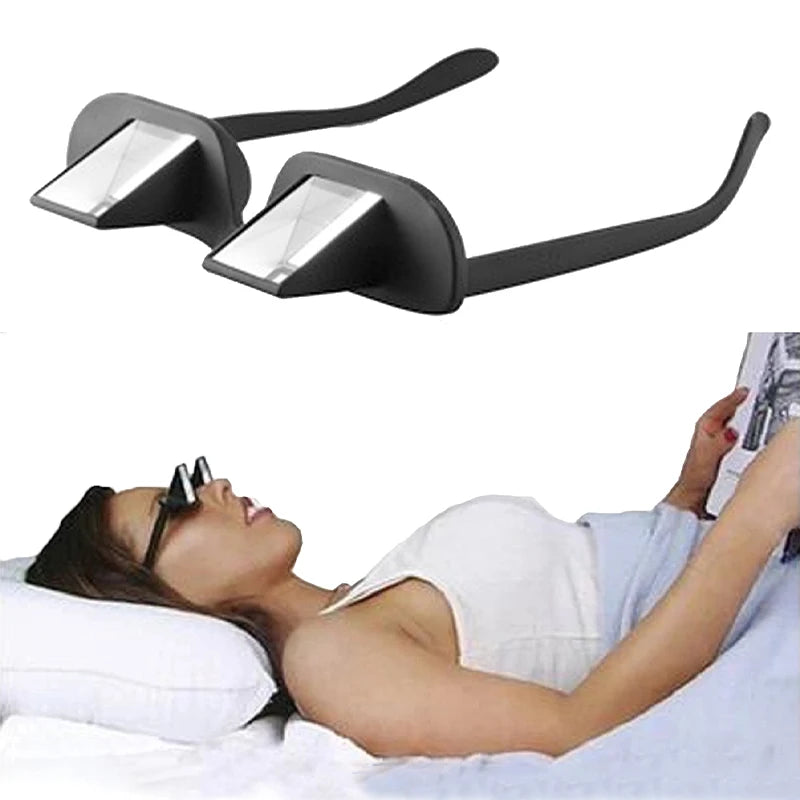 Horizontal Lazy Reading Glasses - Lie Down TV Watching Eyewear for Men & Women
