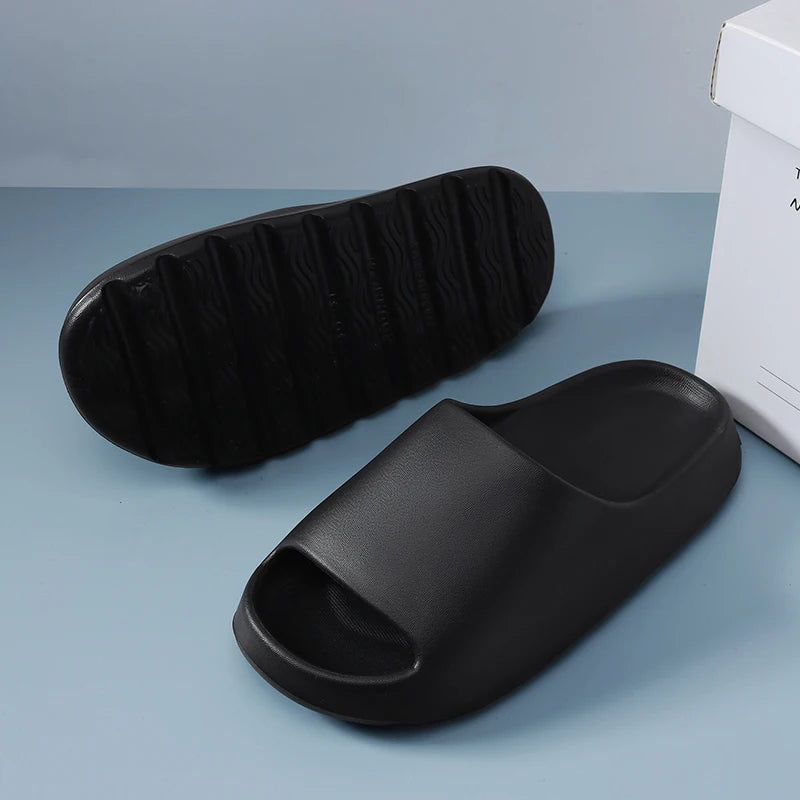 Men's Summer Slippers Beach Sandals  Light Soft Comfortable Non-slip Casual Slides