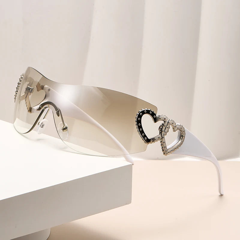 Frameless Sports Sunglasses UV400 for Women