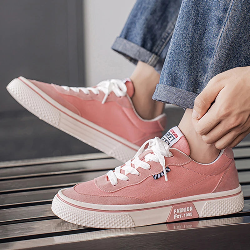 Canvas Skateboard Flat Shoes - Unisex Trainers Plus Size
