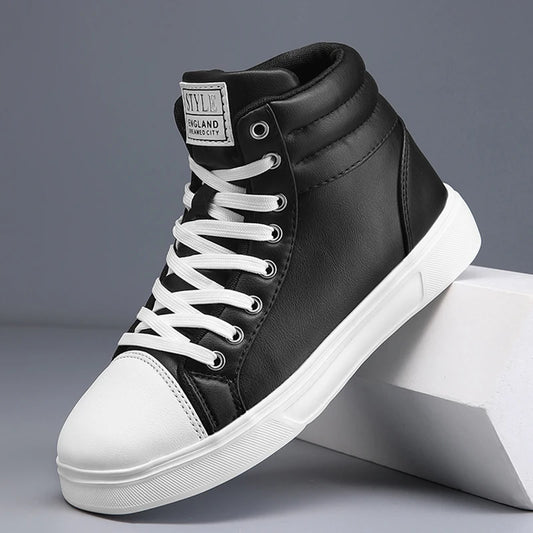Unisex High-Top Platform Lace-Up Skate Sneakers | Couple Ankle Boots | EU 35–46
