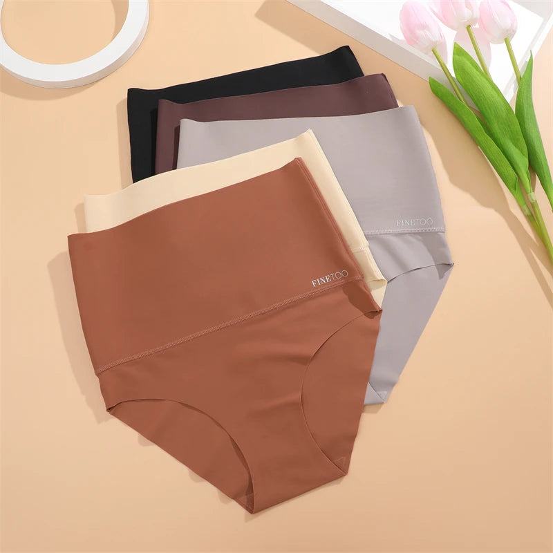 Women's Seamless High Waist Shaping Underwear - Tummy Control & Hip Lifting Brief