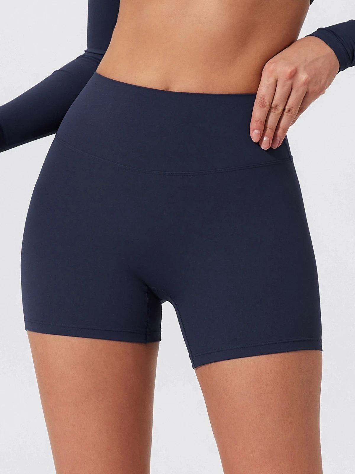 Women's Elastic Scrunch Yoga Push Up Gym Leggings Cycling Workout Short Quick-Dry High Waist Sports Shorts